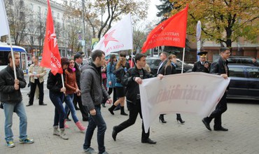 Galerie foto: Protestul socialiştilor