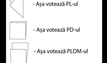 Deputații și-au lăsat „amprenta” pe buletinele de vot