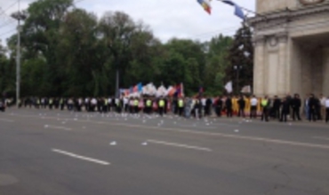 В Кишиневе прошел патриотический митинг "За Великую Молдову!"